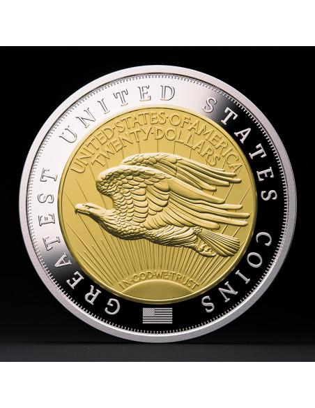 1933 SAINT-GAUDENS DOUBLE EAGLE GREATEST US COINS 2 Oz Silver Coin 5$ Niue 2025 - Coins & More - Niue