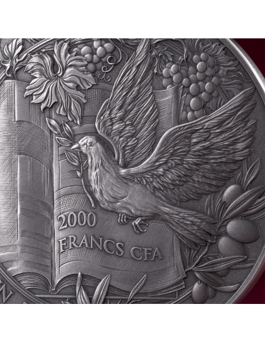 NOAH'S ARK Bible Stories 2 Oz Silver Coin 2000 Francs Cameroon 2025 - Coins & More - Cameroon