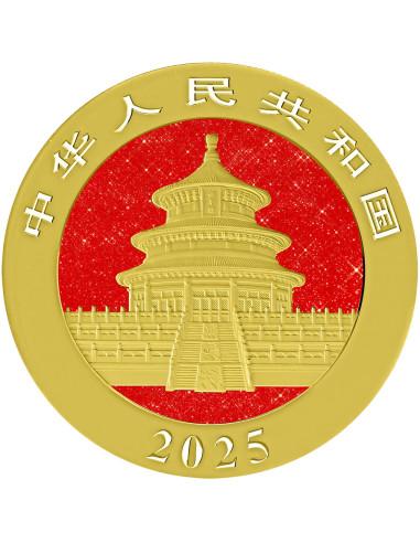 WOODEN PANDA Diamond Dust Edition 30g Silver Coin 10 Yuan China 2025 - Coins & More - China