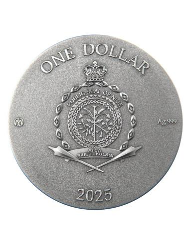 WHITE RABBIT Fairy Tales 1 Oz Silver Coin 1$ Niue 2025 - Coins & More - Niue