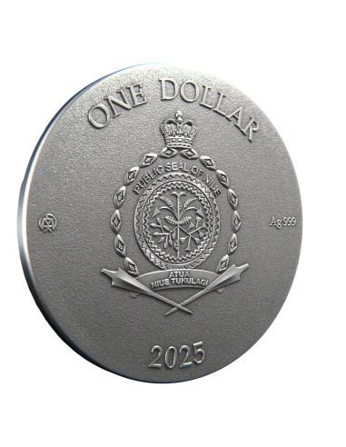 WHITE RABBIT Fairy Tales 1 Oz Silver Coin 1$ Niue 2025 - Coins & More - Niue