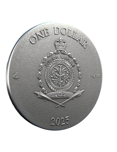 WHITE RABBIT Fairy Tales 1 Oz Silver Coin 1$ Niue 2025 - Coins & More - Niue