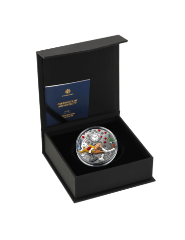 WHITE RABBIT Fairy Tales 1 Oz Silver Coin 1$ Niue 2025 - Coins & More - Niue
