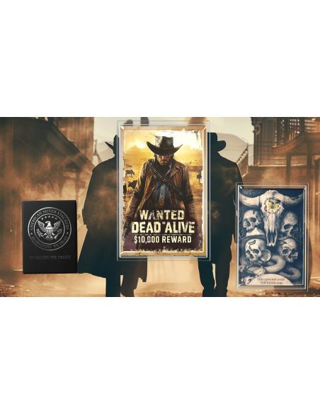 WANTED DEAD OR ALIVE 5g Silver Coin 1 Cedis Ghana 2025 - Coins & More - Ghana
