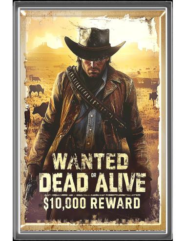 WANTED DEAD OR ALIVE 5g Silver Coin 1 Cedis Ghana 2025 - Coins & More - Ghana
