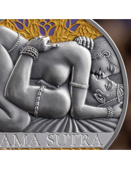 KAMA SUTRA III Moments of Love Kamasutra 1 Oz Silver Coin 1000 Francs Cameroon 2025 - Coins & More - Cameroun