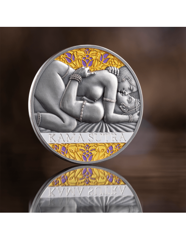 KAMA SUTRA III Moments of Love Kamasutra 1 Oz Silver Coin 1000 Francs Cameroon 2025 - Coins & More - Cameroun