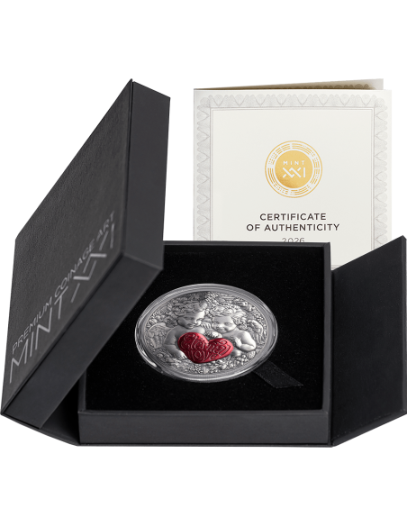 ETERNAL LOVE Celestial Beauty 1 Oz Silver Coin 1000 Francs Cameroon 2025 - Coins & More - Cameroun