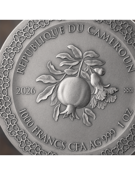 ETERNAL LOVE Celestial Beauty 1 Oz Silver Coin 1000 Francs Cameroon 2025 - Coins & More - Cameroun