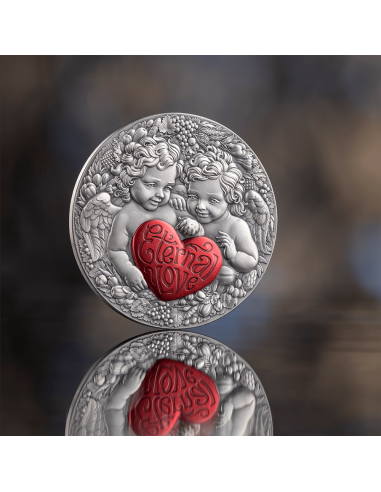 ETERNAL LOVE Celestial Beauty 1 Oz Silver Coin 1000 Francs Cameroon 2025 - Coins & More - Cameroun