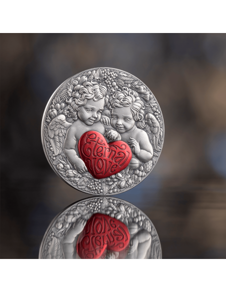ETERNAL LOVE Celestial Beauty 1 Oz Silver Coin 1000 Francs Cameroon 2025 - Coins & More - Cameroun