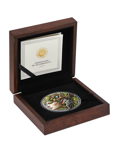 DRYAD Nature Spirits 2 Oz Silver Coin 2000 Francs Cameroon 2025 - Coins & More - Cameroun