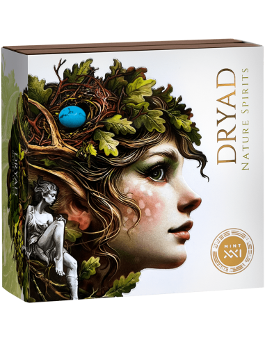 DRYAD Nature Spirits 2 Oz Silver Coin 2000 Francs Cameroon 2025 - Coins & More - Cameroun