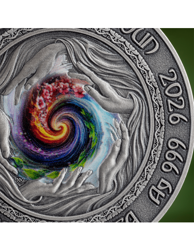 DRYAD Nature Spirits 2 Oz Silver Coin 2000 Francs Cameroon 2025 - Coins & More - Cameroun