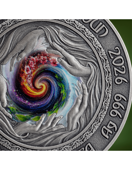 DRYAD Nature Spirits 2 Oz Silver Coin 2000 Francs Cameroon 2025 - Coins & More - Cameroun