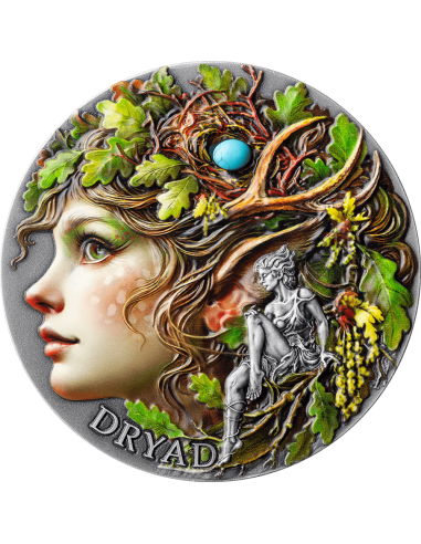 DRYAD Nature Spirits 2 Oz Silver Coin 2000 Francs Cameroon 2025 - Coins & More - Cameroun