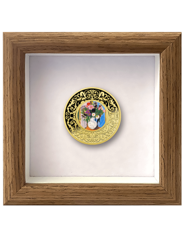 FLOWER By Henri Matisse Flowers in Painting Silver Coin 500 Francs CFA Cameroon 2025 - Coins & More - Camerún