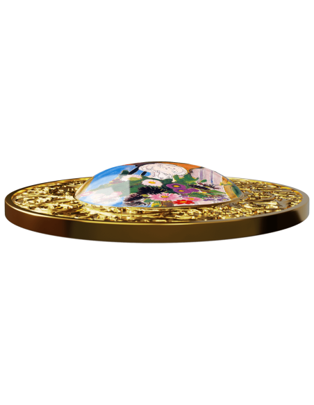 FLOWER By Henri Matisse Flowers in Painting Silver Coin 500 Francs CFA Cameroon 2025 - Coins & More - Camerún