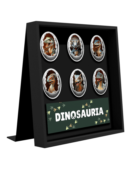 TYRANNOSAURUS REX Dinosauria Silver Coin 500 Francs Cameroon 2025 - Coins & More - Camerun
