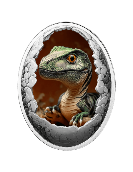TYRANNOSAURUS REX Dinosauria Silver Coin 500 Francs Cameroon 2025 - Coins & More - Camerun