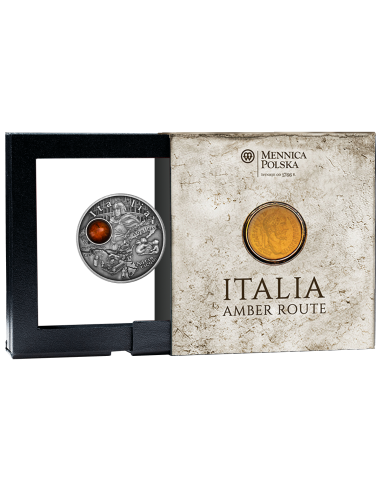 AMBER ROUTE : ITALIA Silver Coin 1$ Niue 2025 - Coins & More - Niue