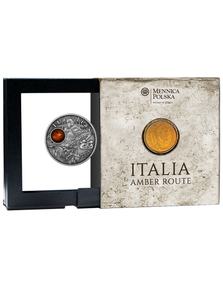 AMBER ROUTE : ITALIA Silver Coin 1$ Niue 2025 - Coins & More - Niue