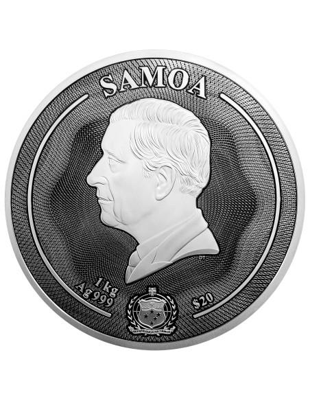 THE COUGAR Majestic Wildlife 1 Kg Silver Coin 20$ Samoa 2026 - Coins & More - Samoa