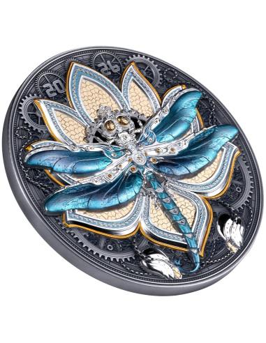 DRAGONFLY Steambeasts 5 Oz Silver Coin 10$ Samoa 2026 - Coins & More - Samoa