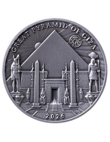 THE GREAT PYRAMIDS OF GIZA 100g Silver Coin 10$ Solomon Islands 2026 - Coins & More - Isole Salomone