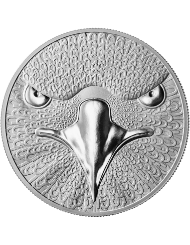 EAGLE Binary World 1 Oz Silver Coin 1000 Satoshi United Crypto States 2025 - Coins & More - Münzen nach Ländern