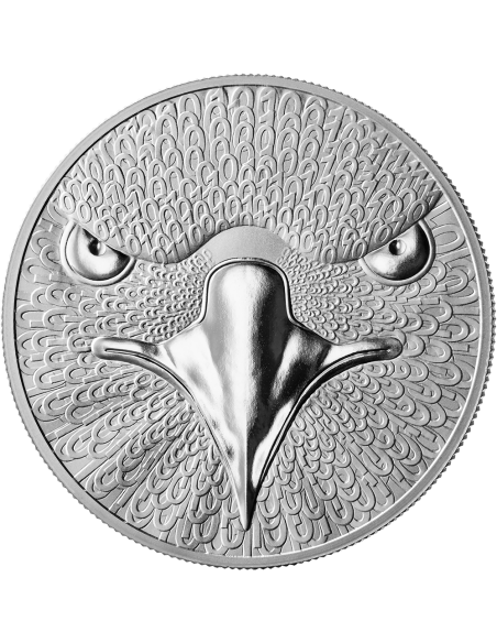 EAGLE Binary World 1 Oz Silver Coin 1000 Satoshi United Crypto States 2025 - Coins & More - Münzen nach Ländern