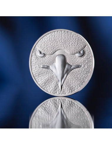 EAGLE Binary World 1 Oz Silver Coin 1000 Satoshi United Crypto States 2025 - Coins & More - Münzen nach Ländern