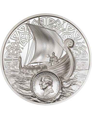 SAVAGE VIKINGS Legends 3 Oz Silver Coin 20$ Cook Islands 2025 - Coins & More - Cook Islands