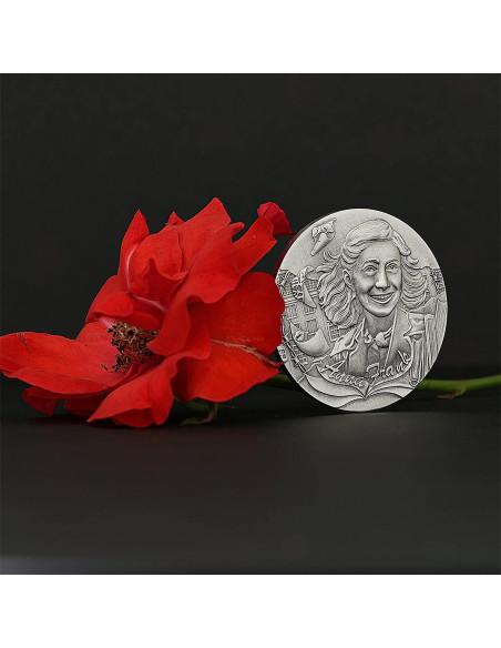 ANNE FRANK 1 Oz Silver Coin 2$ Niue 2025 - Coins & More - Niue