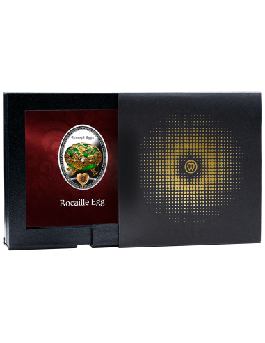 ROCAILLE EGG Faberge Eggs Silver Coin 1$ Niue 2025 - Coins & More - Niue