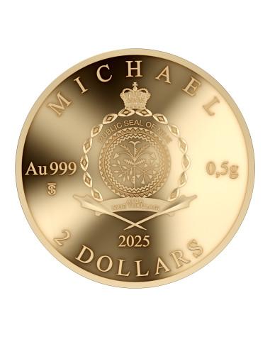 ARCHANGEL MICHAEL Proof Gold Coin 2 Dollars Niue 2025 - Coins & More - Niue