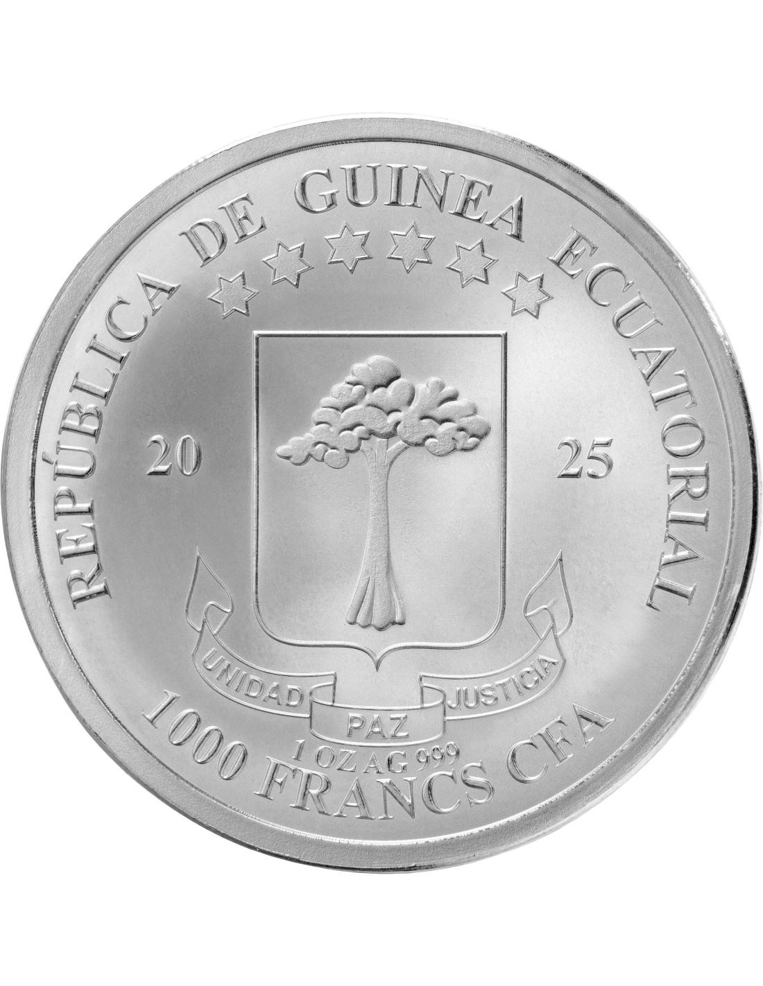 thumbnail image 2 of Equatorial Guinea 2 Coin Set – 1 Franc & 5 Francs – UNC World Coins – Uncertified 2 of 5