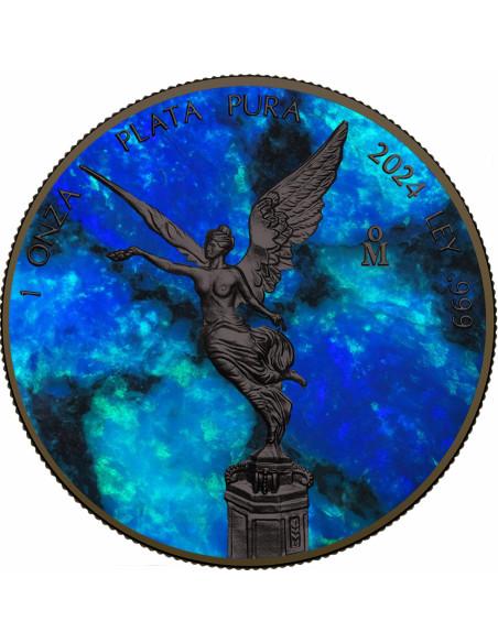 OCEAN OPAL 1 Oz Silver Coin Mexico 2024 - Coins & More - Mexique