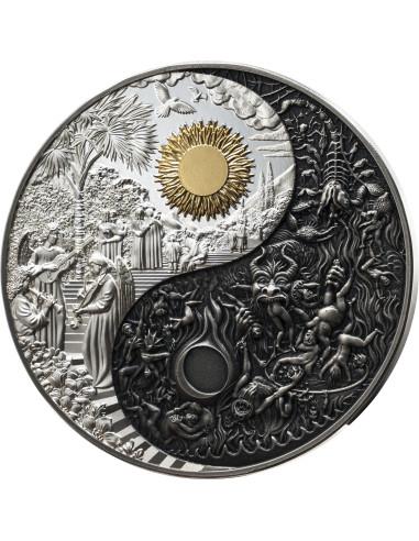 HEAVEN & HELL Versus 3 Oz Silver Coin 3000 Francs Cameroon 2025 - Coins & More - Camerun