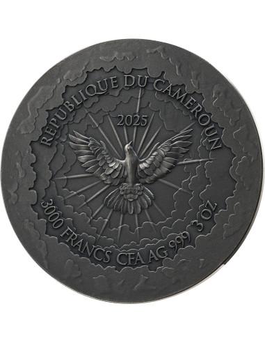 HEAVEN & HELL Versus 3 Oz Silver Coin 3000 Francs Cameroon 2025 - Coins & More - Camerun
