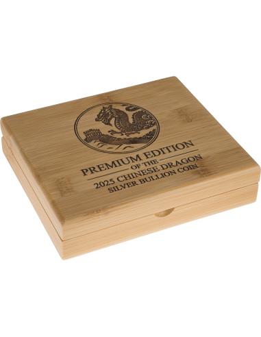 CHINESE DRAGON Premium Edition 2 Oz + 1 Oz Set Coin 10 Yuan China 2025 - Coins & More - China