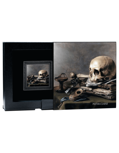 MEMENTO Mori Pieter Claesz Treasures of World Painting (Dark Edition) 1 Oz Silver Coin 1000 Francs CFA Cameroon 2025 - Coins ...