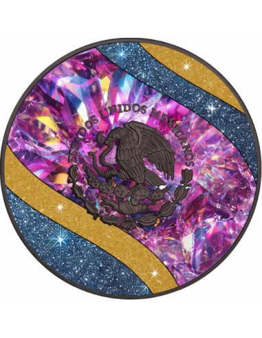 CELESTIAL PRISM Luxury Crystal 1 Oz Silver Coin Mexico 2024 - Coins & More - Mexique