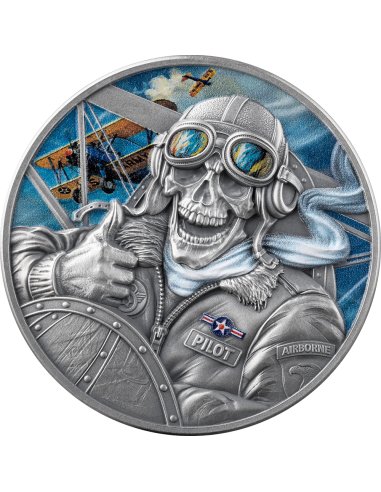 PILOT Memento Mori 1 Oz Silver Coin 5 Cedis Ghana 2026 - Coins & More - Ghana