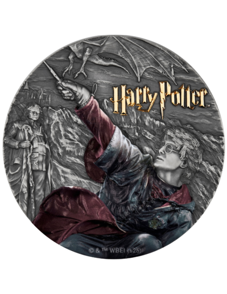 HARRY POTTER AND THE GOBLET OF FIRE 2 Oz Silver Coin 5$ Niue 2025 - Coins & More - Niue