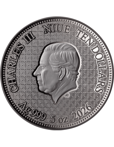 BLISS SNAKE 5 Oz Silver Coin 10$ Niue 2026 - Coins & More - Niue