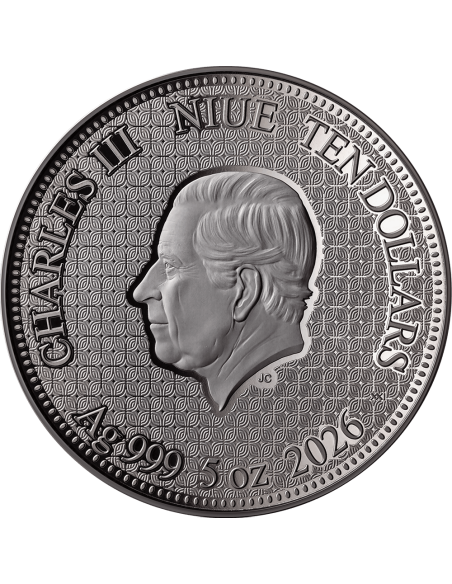 BLISS SNAKE 5 Oz Silver Coin 10$ Niue 2026 - Coins & More - Niue