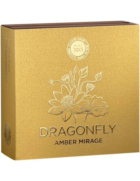 DRAGONFLY Amber Mirage 2 Oz Silver Coin 2$ Samoa 2026 - Coins & More - Samoa