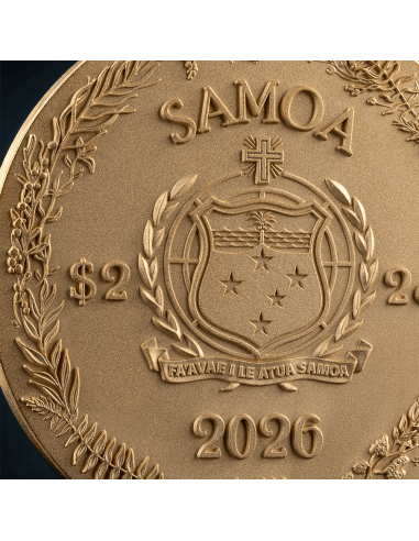 DRAGONFLY Amber Mirage 2 Oz Silver Coin 2$ Samoa 2026 - Coins & More - Samoa