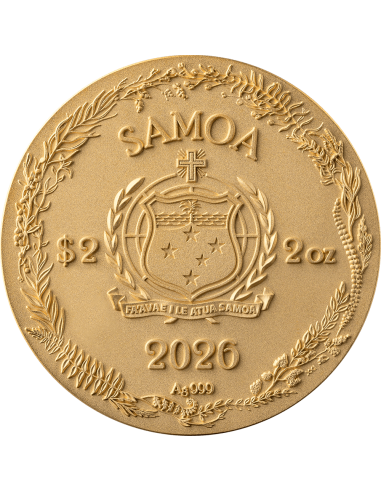 DRAGONFLY Amber Mirage 2 Oz Silver Coin 2$ Samoa 2026 - Coins & More - Samoa
